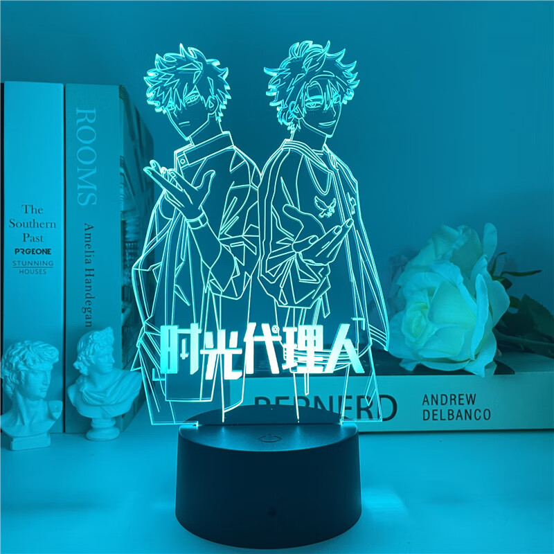 昂沐时光代理人usb小夜灯led陆光程小时动漫周边摆件景品女孩生日礼物