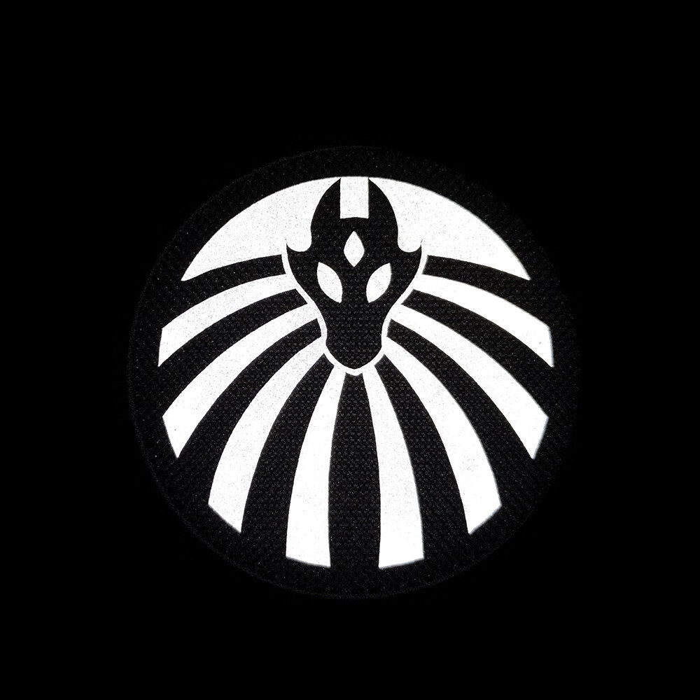 scp机动特遣队标志 反光魔术贴章 圆形士气章 个性臂章 创意徽章背包