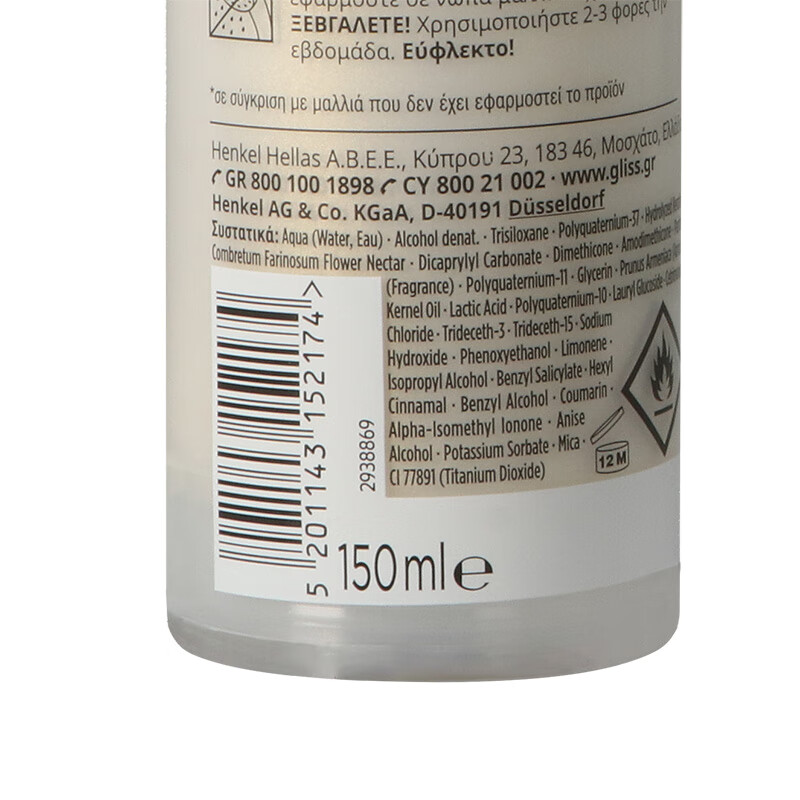 施华蔻(Schwarzkopf)角蛋白多效修复护发霜150ml发膜级深层滋养欧洲进口