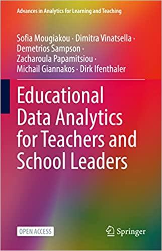 预订 educational data analytics for teachers and school leaders
