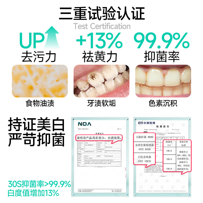 米妍（meyarn）正畸牙套清洁液假牙保持器隐形牙套泡腾清洁片便携清洁神器清洗 【无氟款】10枚/盒（青柠薄荷）