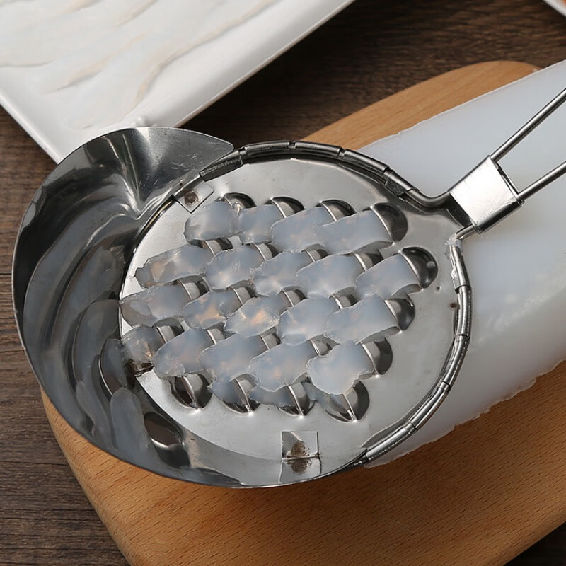 雏苞不锈钢430凉粉刮子凉粉刮刮凉粉的刮子凉皮刮刀凉粉旋子工具