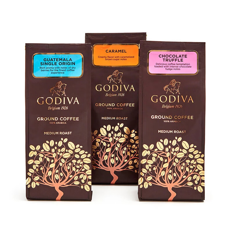 歌帝梵(godiva)咖啡粉美式美国原装进口研磨黑咖啡粉中度烘焙现磨原料