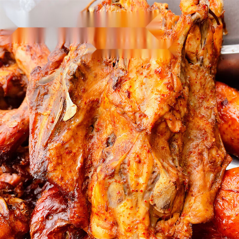 贝棋禾沈阳电烤鸡架3个装电烤鸡腿2个装开袋即食嗦骨快乐熟食 1g 3个