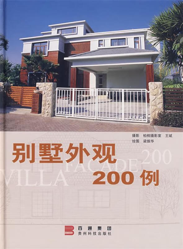 别墅外观200例 王斌 摄,梁振华 绘【正版】