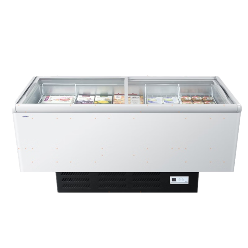 海爾（Haier）冰柜商用大容量展示柜雪糕柜海鮮食材冷凍柜生鮮冷藏柜水果保鮮柜奶茶蛋糕店臥式冷柜島柜 568升1.8米/冷藏冷凍轉(zhuǎn)換/電子溫控/推拉門