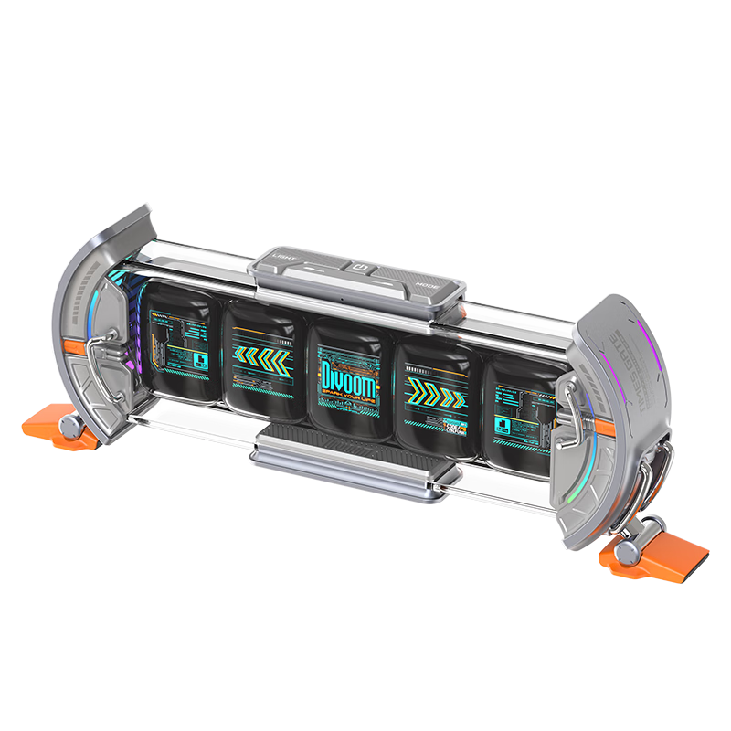 Divoom����ʱ��֮����������������ڼ��羺���Ƽ��лԹ��ʱ����������rgb��Χ�ư칫�������������� ʱ��֮������������ɫ�����