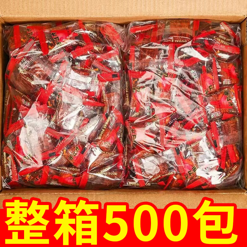 咔芙滋（KAFUZI）兒時(shí)懷舊素大刀肉辣條8090后解饞小零食休閑食品小吃整箱 大刀肉35包15包送20包妙殺