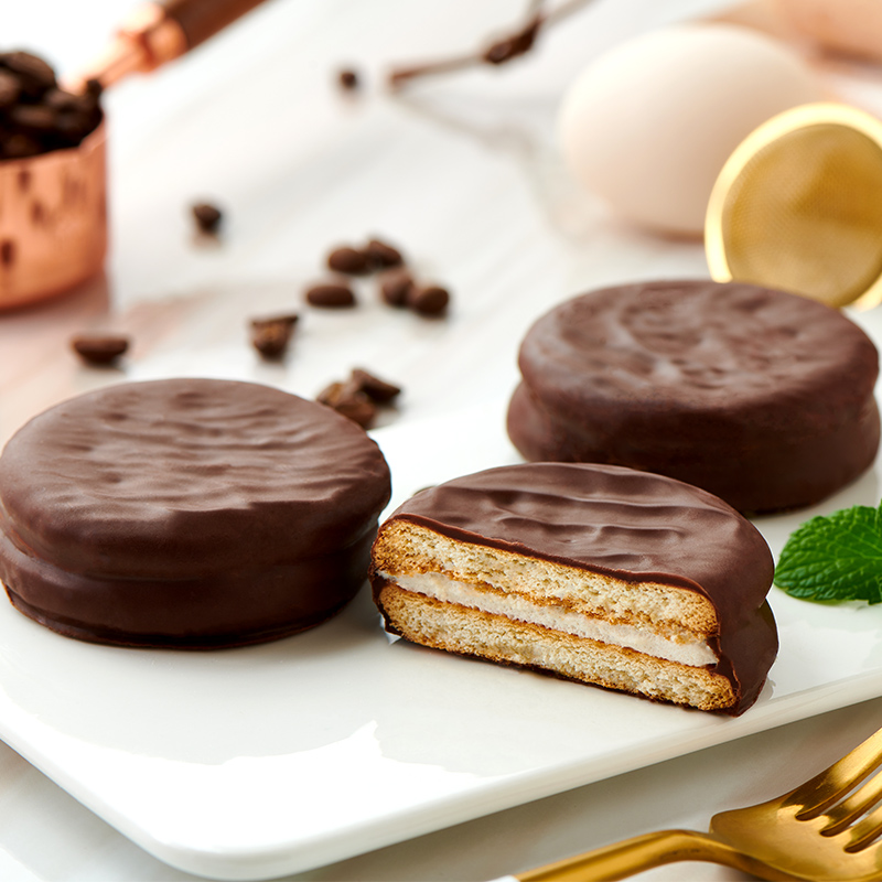 达利园 巧克力派5斤箱装休闲零食食品饼干蛋糕点心夹心面包吐司早餐