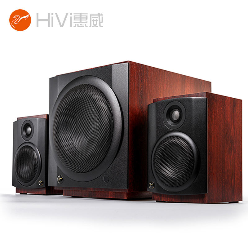 惠威HiVi M80W 2.1声道蓝牙音箱影音旗舰 8英寸低音炮 家用客厅桌面音响 苹果安卓手机笔记本台式电脑音响