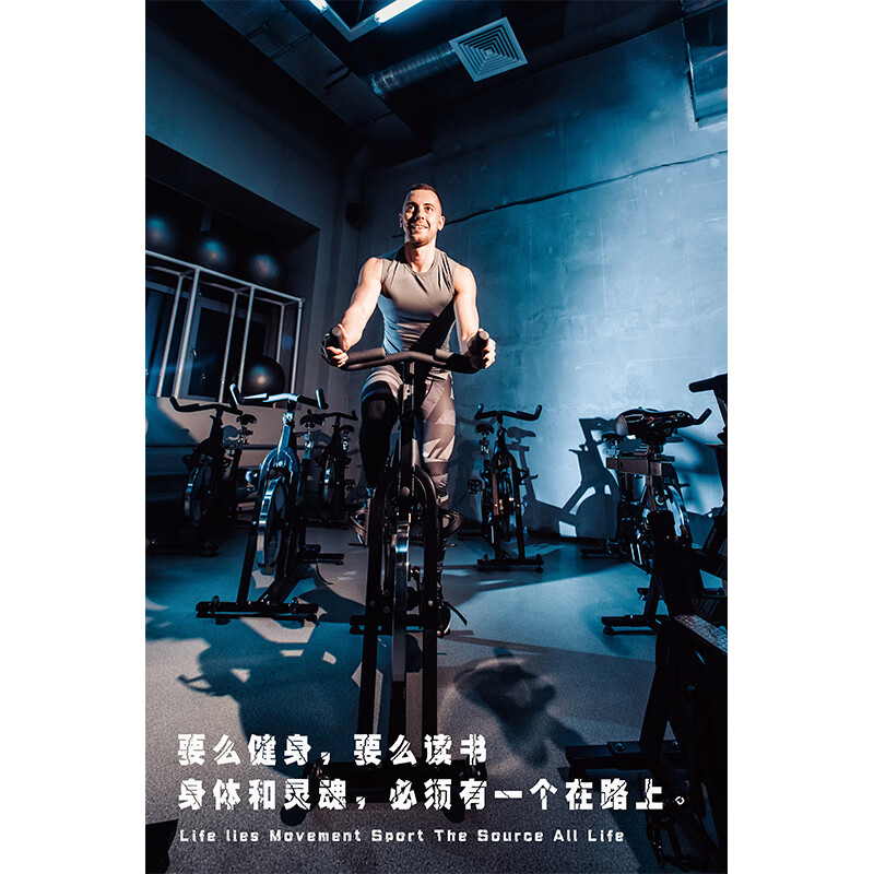 abdo健身房励志海报装饰画健美挂画马甲线肌肉运动男女图片墙贴画壁纸