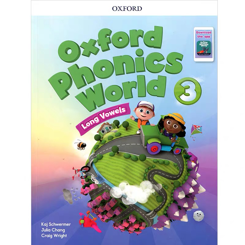 英文原版 新版牛津自然拼读教材oxford phonics world1/2/3/4/5进口原版 3级学生教材