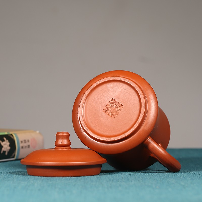 徐保国 宜兴紫砂杯功夫泡茶具办公会议室喝茶杯大容量水杯少年杯 朱泥