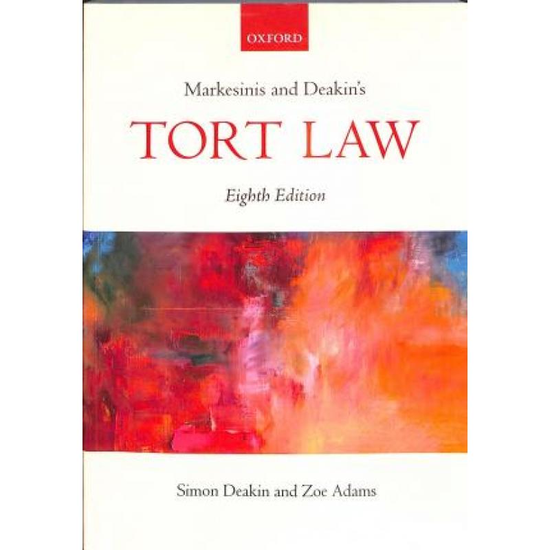 预订 markesinis & deakin"s tort law