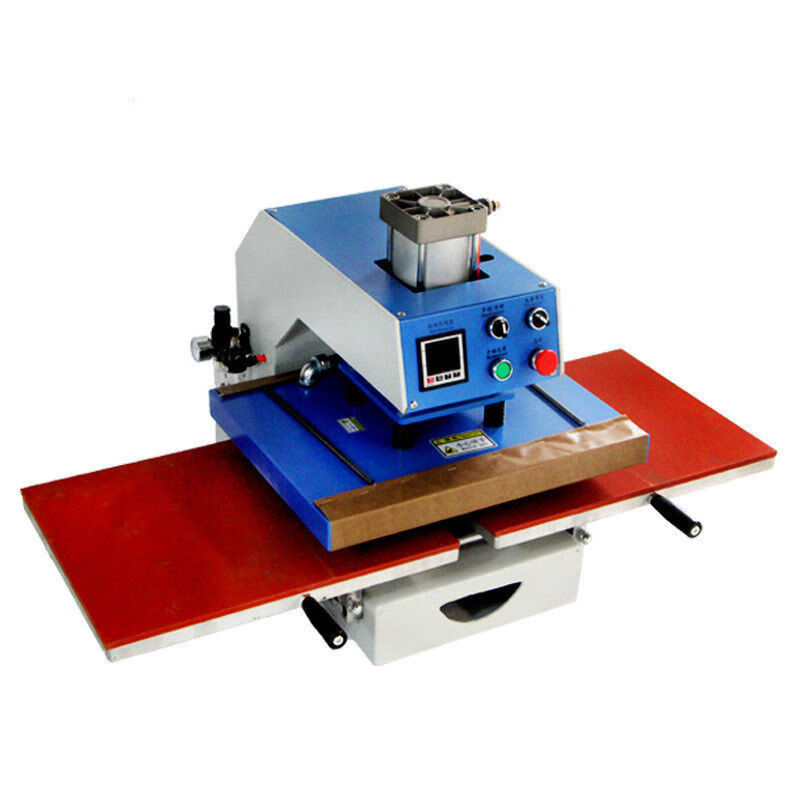 气动下滑双工位烫画机烫标机多功能烫压机压标机热转印t恤服装厂 双