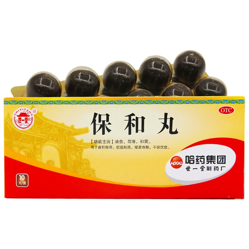 哈药世一堂 保和丸 9g*10丸