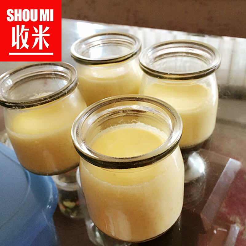 旭豹加厚大口径200毫升布丁瓶耐高温酸奶瓶果冻杯慕斯杯带盖玻璃 大布丁【200毫升六只】