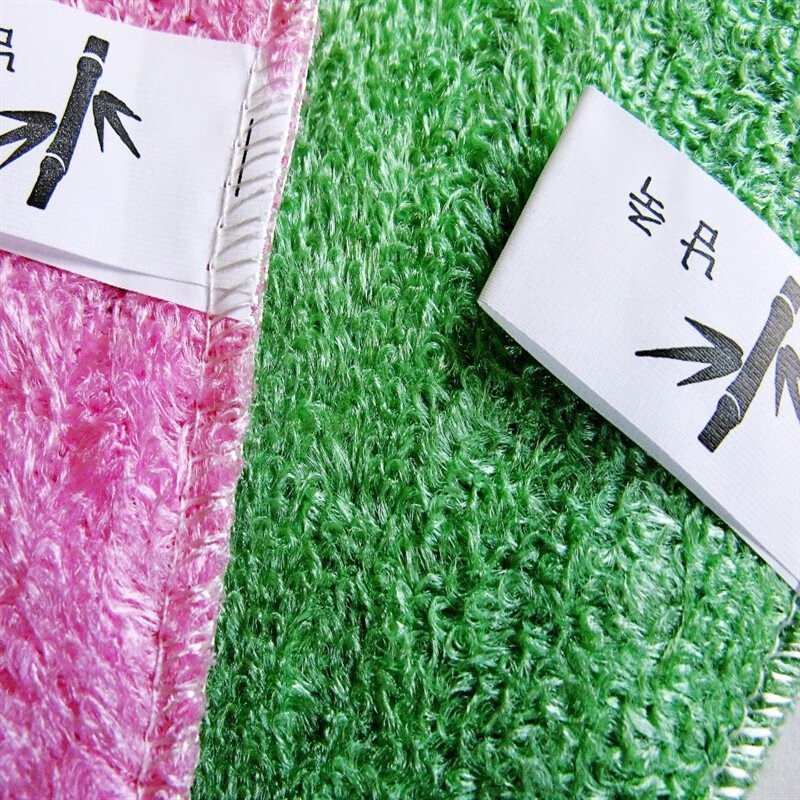 澳颜莱韩国竹炭抹布|竹纤维洗碗巾|不油洗碗布|吸水 |双层加厚 【10条装】小号白色16x18cm