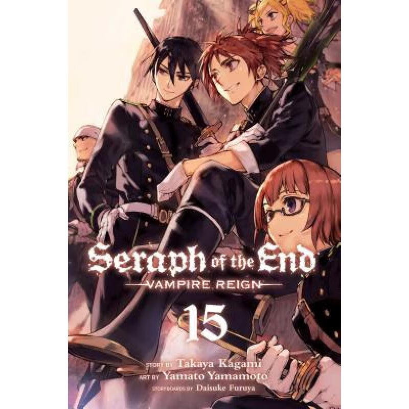 英文漫画【预订3周达】漫画 终结的炽天使 15 seraph of the end, vol