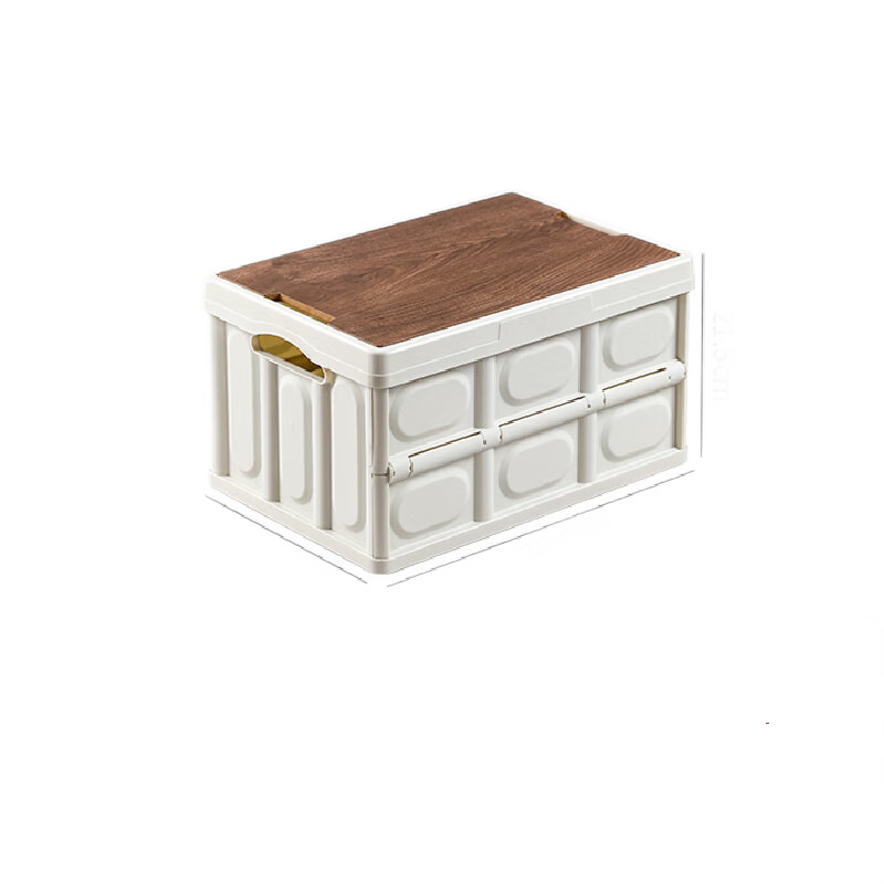 蚁伽 露营收纳箱 户外露营帐篷折叠收纳箱便携野营整理箱车载大容量储物箱 中号 可做桌凳