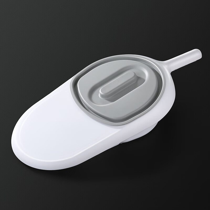 护理尿盆男女病人接便器产妇床上坐便盆马桶大便神器 不带布头灰色