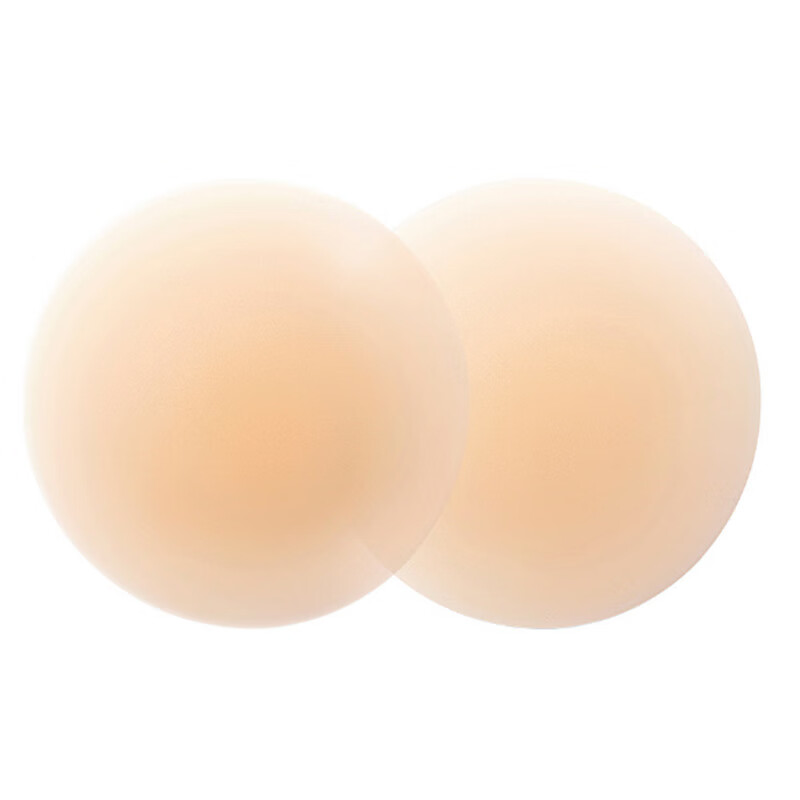 固态硅胶乳贴防凸点胸贴女超薄透气游泳男士隐形乳晕贴乳头贴 7.5cm薄款（肤色有胶 裸装