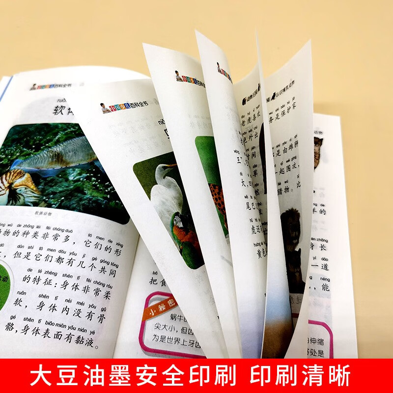 馨铂斯黑白卡玩具儿童小学生百科知识全套8本 6-12岁男女孩绘本 中国少儿百科全书（共8本）