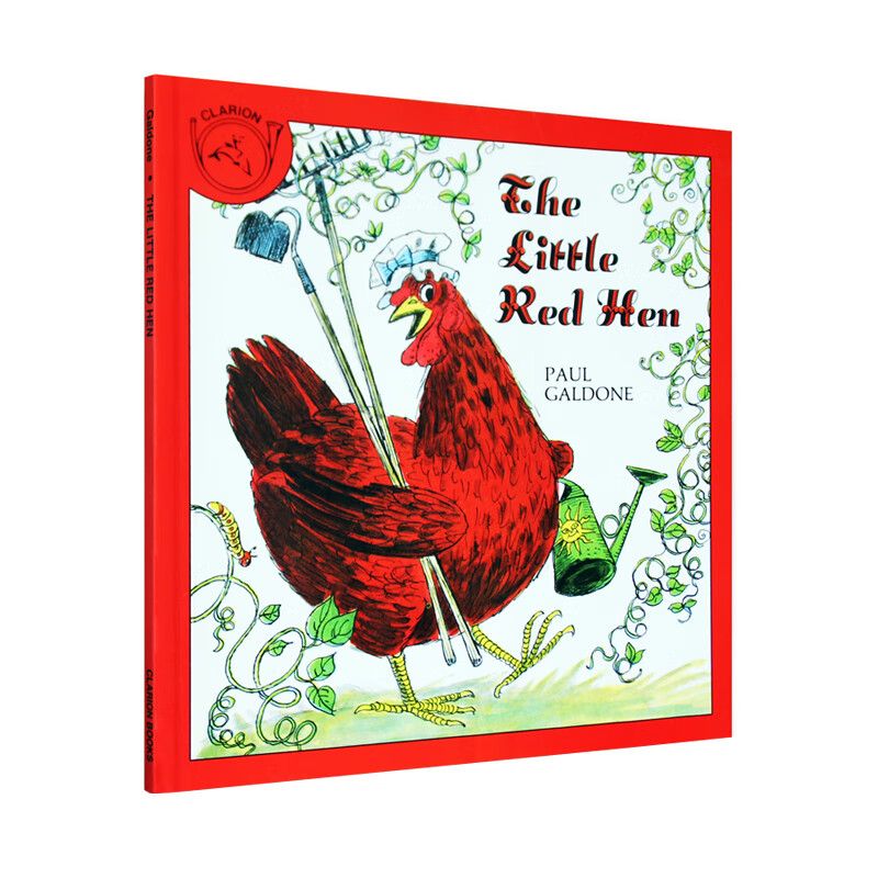 小红母鸡 英文原版绘本 the little red hen 图画书 汪培珽 英文书单