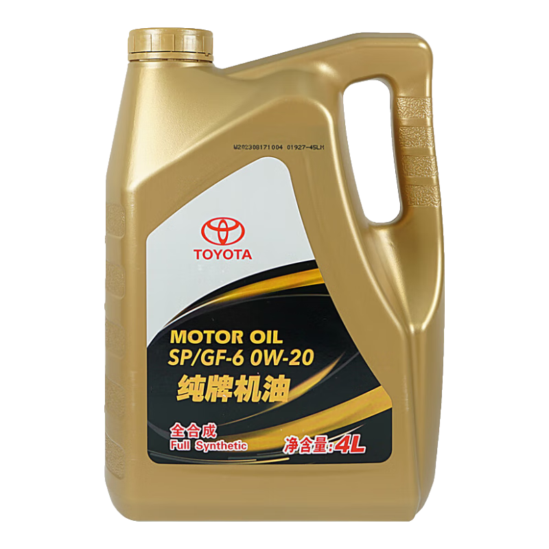 ���TOYOTA��һ��ԭ������SPȫ�ϳ�0W-20 RAV4�ٷſ���������(FS)����������4L 299Ԫ