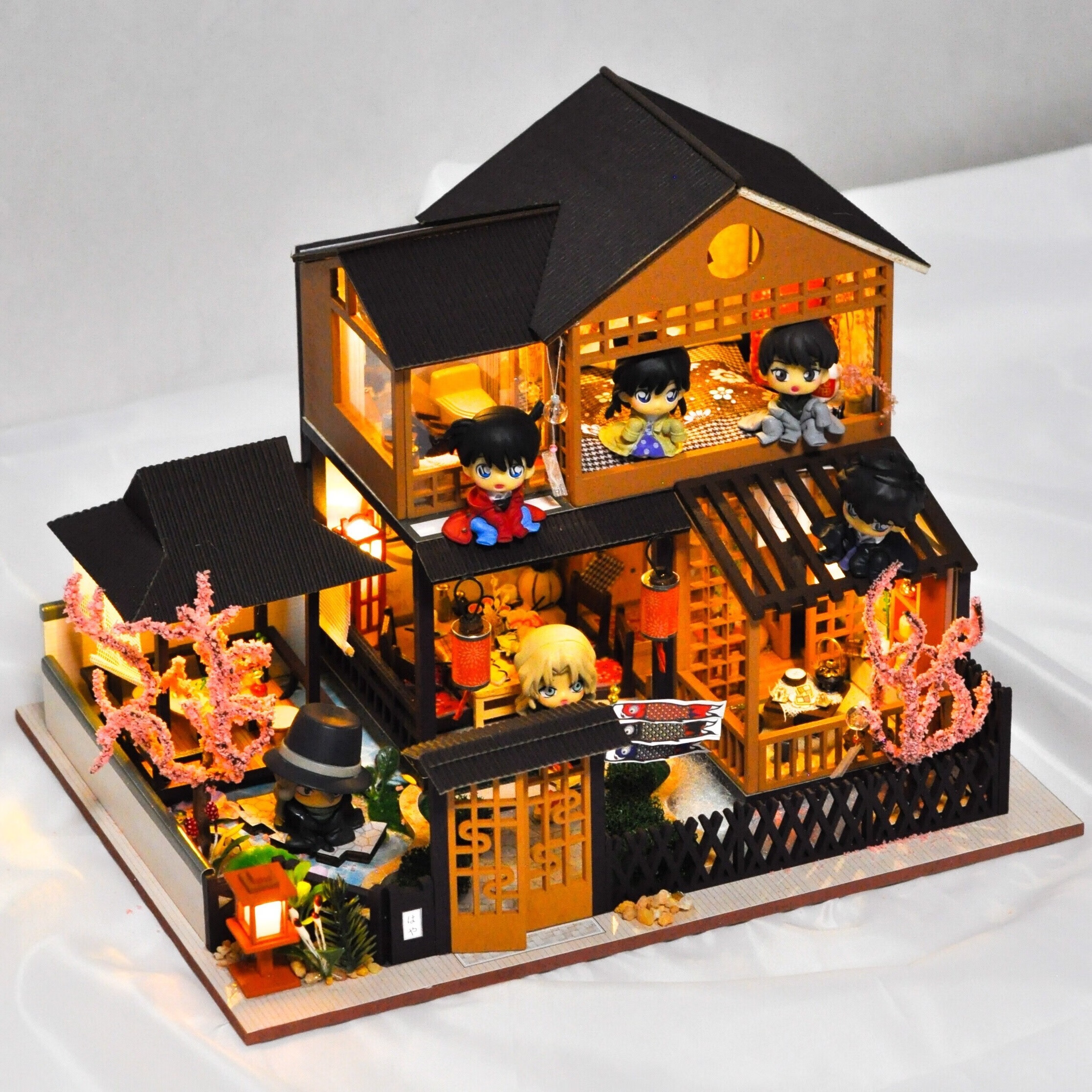 名侦探柯南(窗台回忆) 日式别墅  防尘罩 音乐