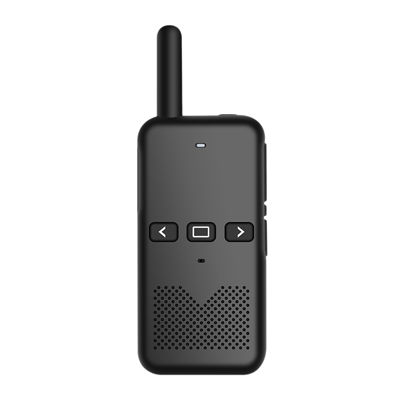 柘恒（haperpet） (两只装）迷你便携对讲机USB快充电小型民用商用轻薄迷你对讲机专业无线手台 青春版（一对价）+黑色