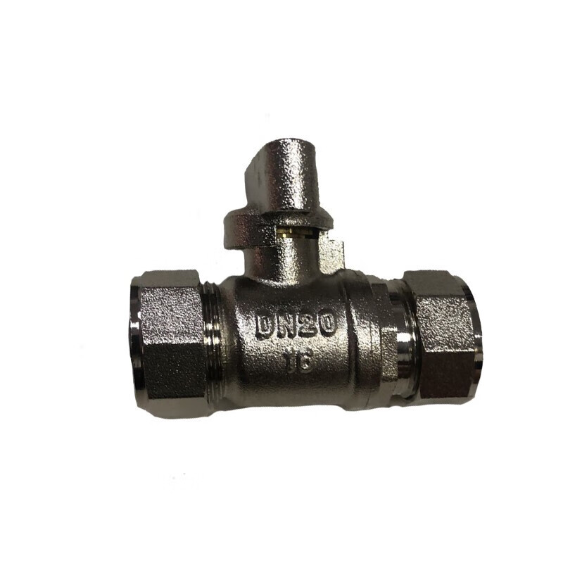 东誉达(dyd)铝塑管球阀(蝶柄)dn25*25 太阳能热水暖气片卡套式阀门