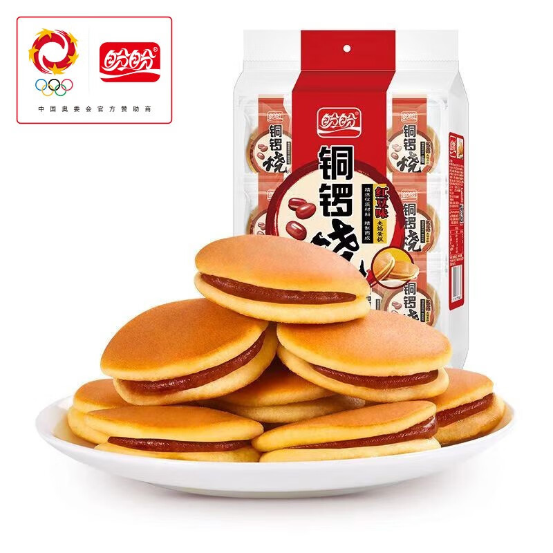 盼盼铜锣烧早餐糕点日式红豆味/香芋味随机发货休闲零食下午茶怎么看?