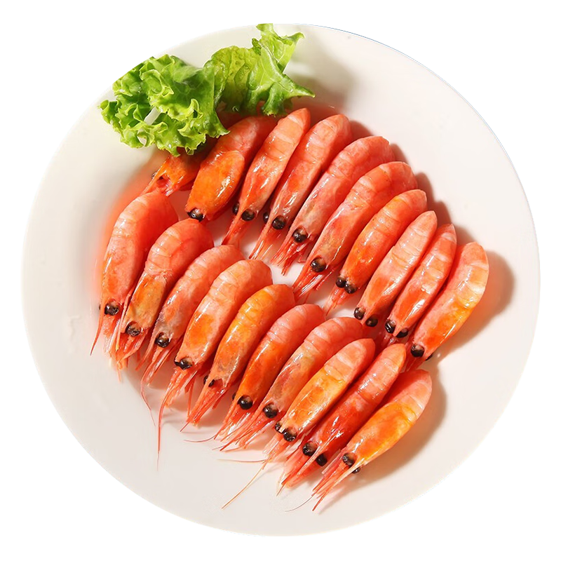 賣(mài)魚(yú)七郎北極甜蝦頭籽 夜宵 元寶蝦腹籽滿(mǎn)籽禮盒裝北極冰蝦熟凍海鮮生鮮 黃腹籽90-120規格 4斤(凈重) 