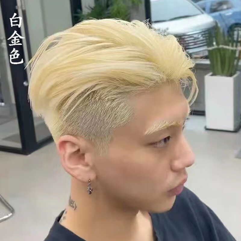 爱琳伊尔(ailinyier)白金染发剂植物男自己在家染显白女染发膏免漂 白