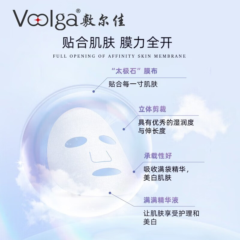 敷尔佳 烟酰胺美白修护26g*5贴 红膜 美白提亮 2盒