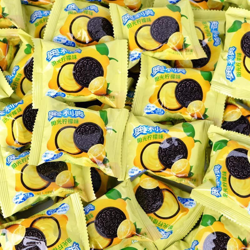 奥利奥夹心饼干散装阳光柠檬味休闲零食饼干休闲饼干多口味零食独立