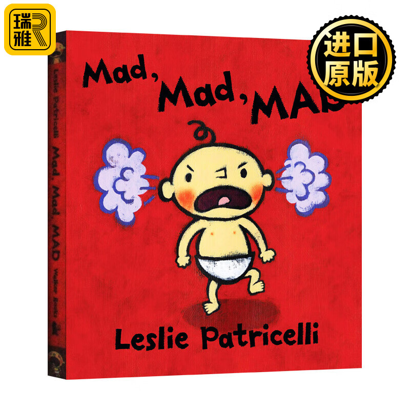 进口原版 mad mad mad 一毛小孩系列 生气的 很生气 生气极了 英文版