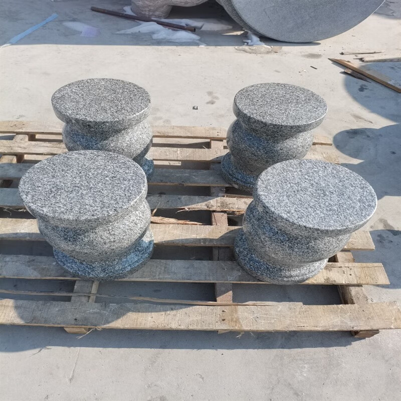 拾花韵石桌石凳大理石圆桌石桌石凳大理石圆桌椅户外庭院别墅花园一套