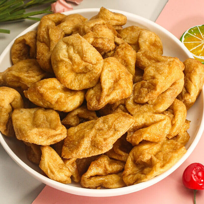 味巴哥(mostdelicious)油豆腐400g湖南特产衡阳油豆泡干空心油炸麻辣