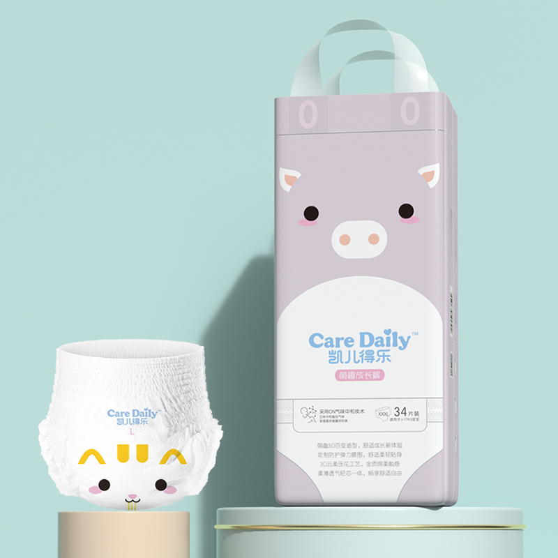 凯儿得乐萌趣拉拉裤婴儿超薄透气尿不湿成长裤学步裤 萌趣拉拉裤xxx