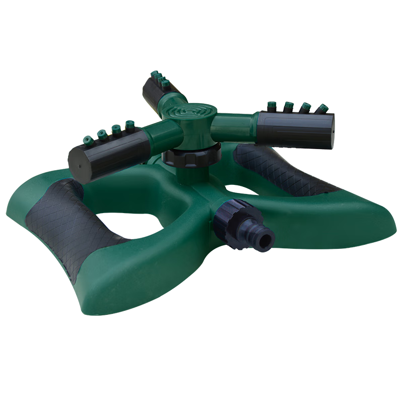 齐鲁安然 360度自动旋转喷头 花洒化喷灌喷头 洒水器喷淋头喷灌喷头菜地草坪喷淋绿化洒水灌溉屋顶降温浇菜喷水器 360度自动旋转喷头洒水器-绿色