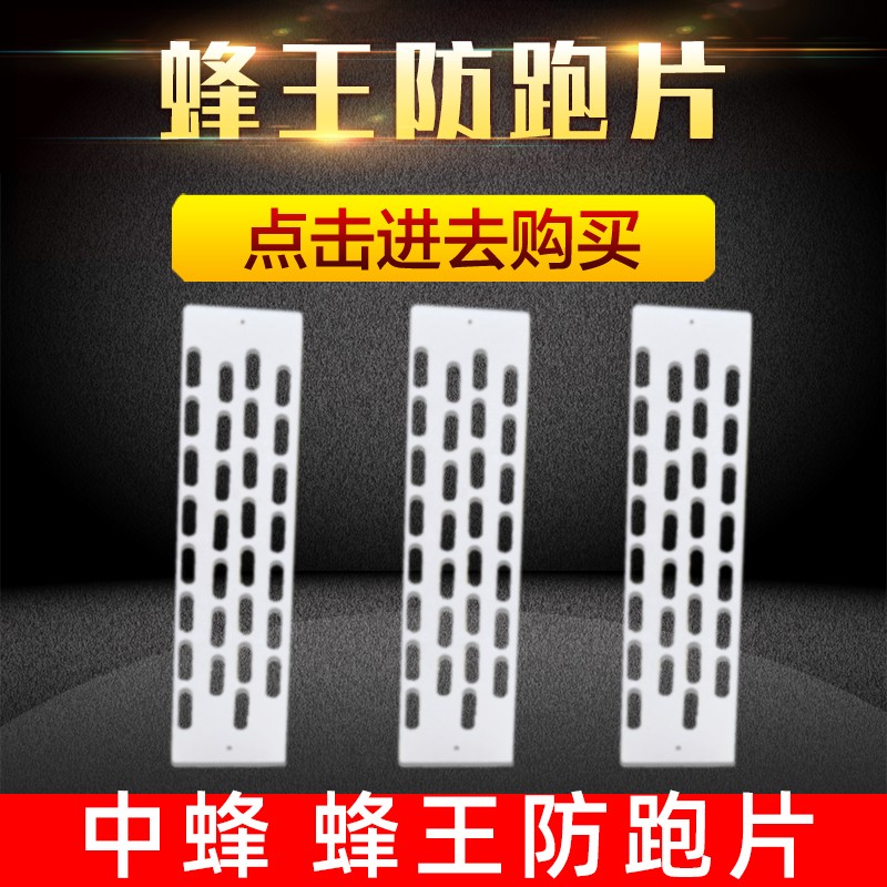 rig蜂具中蜂防逃片蜜蜂防跑王片中蜂专用蜂箱巢门隔王片蜂王防逃网框