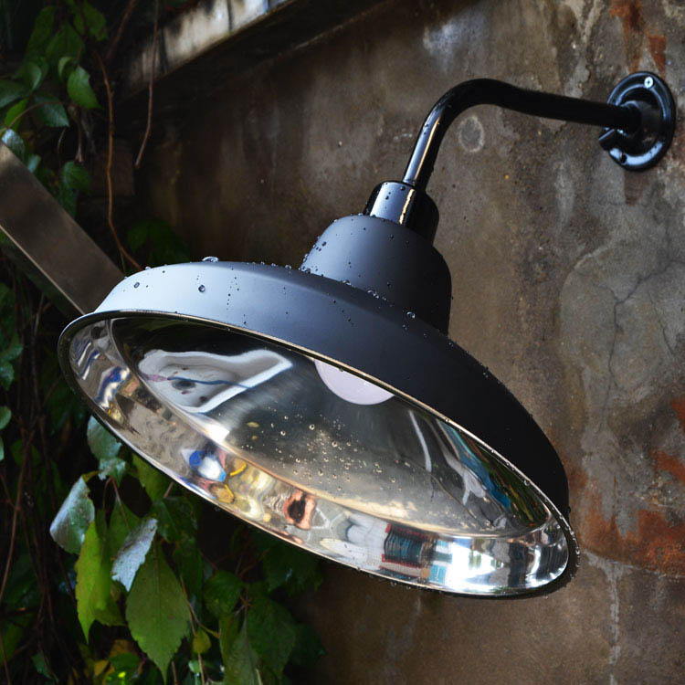 京豆好购室外不锈钢灯罩灯复古壁灯 防雨 工矿灯罩 室外不锈钢防水