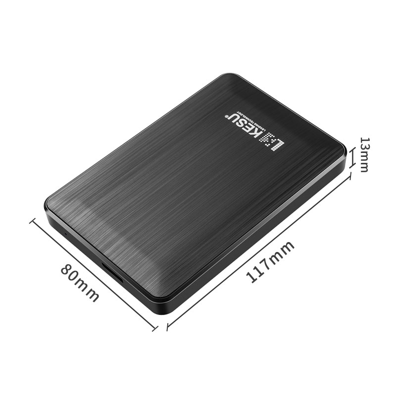 科硕 KESU 移动硬盘加密 320GB USB3.0 K1 2.5英寸时尚黑外接存储数据文件备份