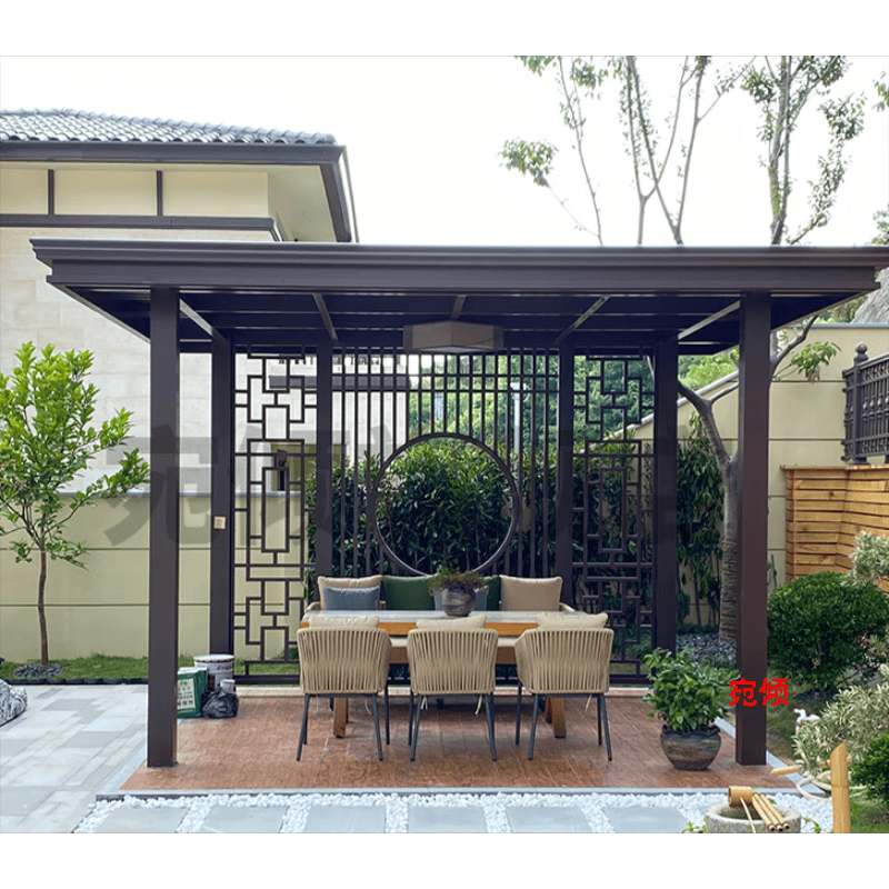 创京懿选铝合金新中式凉亭户外农村院子现代庭院别墅花园室外露台凉亭