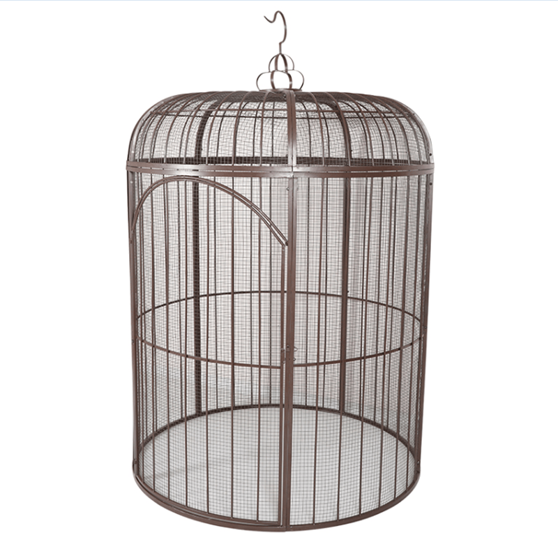 蒂乐森  超大虎皮鹦鹉鸟笼巨大号金属铁艺孔雀笼大户外加网鸽子笼 20*