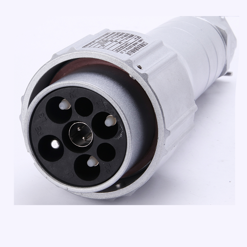 jlap/jlas/26/27/28国标铝质船用大电流岸电插头插座63a健龙ccs证 63a