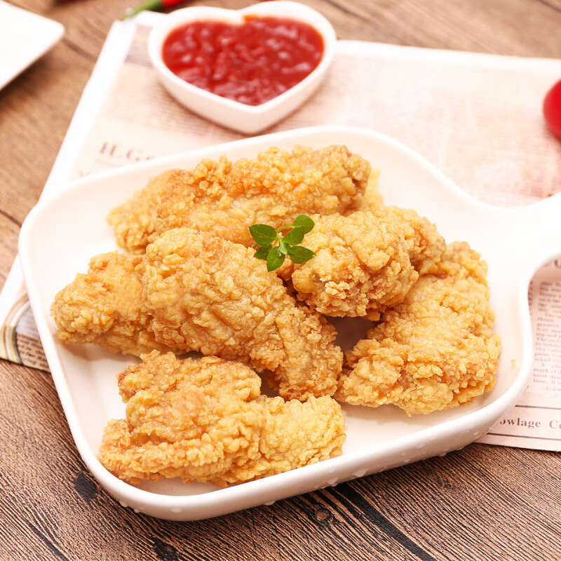 夏星食品炸鸡全家桶5袋鸡米花台式鸡排香脆翅根洋葱圈吮指鸡条鸡块 五福炸鸡桶（59到手5大包）4.2斤