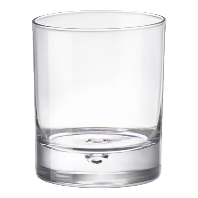 BORMIOLI ROCCO意大利進(jìn)口玻璃杯家用耐熱無鉛水杯啤酒杯飲料杯水滴直身杯 威士忌杯280ml1只